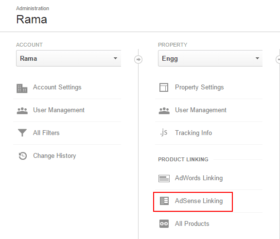 How to Increase Google Adsense Income using GA and GWT data? 1 Adsense Linking in GA