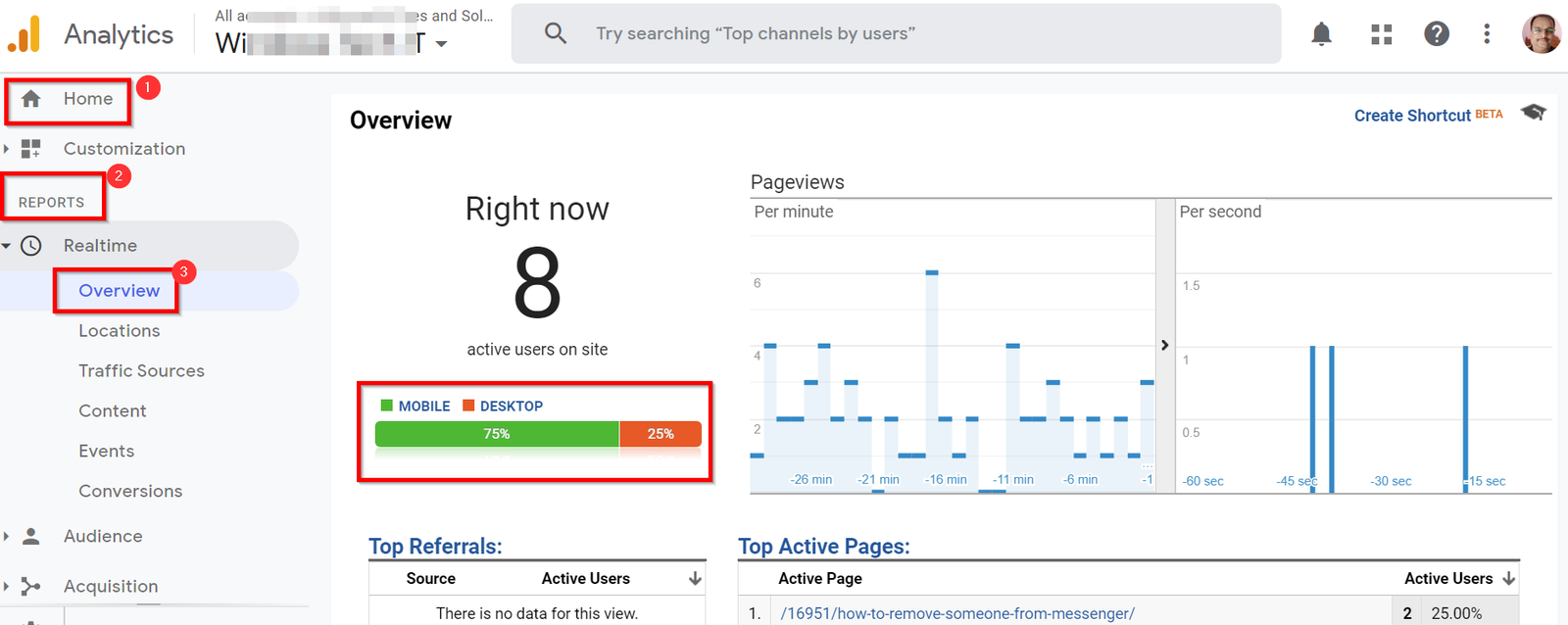 How to View Real Time Traffic Data in Google Analytics