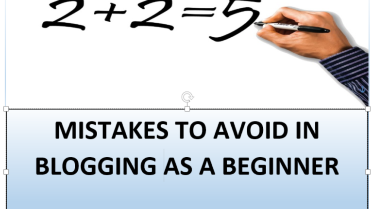 Blogging for Beginners – 5 Mistakes to Avoid in 2020