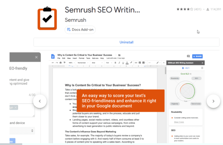 SEMRUSH SEO Writing Assistant – How to Write Perfect Content