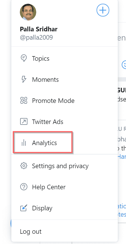 access twitter analytics