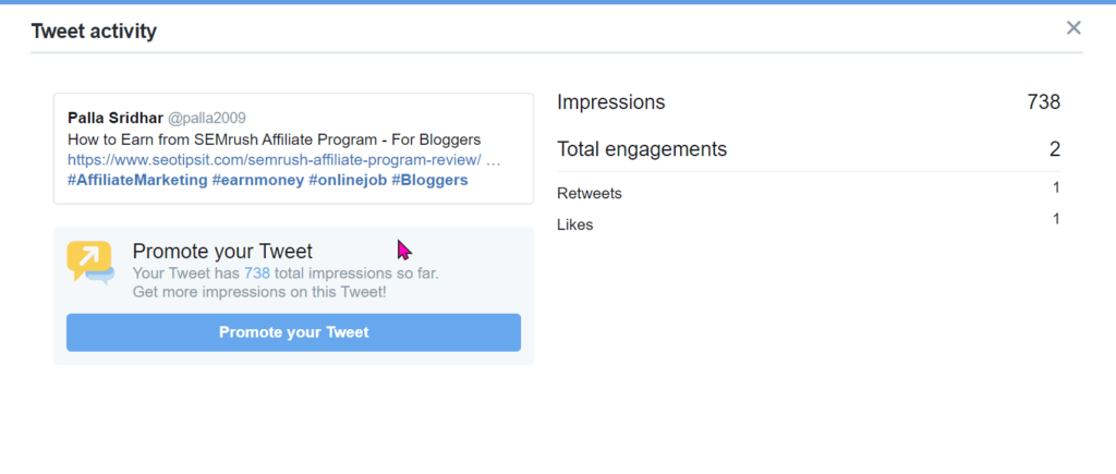 Best Way to Analyze your Twitter Profile for Free 3 tweet activity 2020